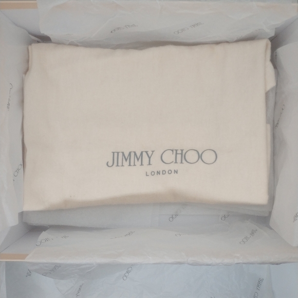 Jimmy Choo Bronx Sandal Suede & Metallic Leather - Picture 15 of 16